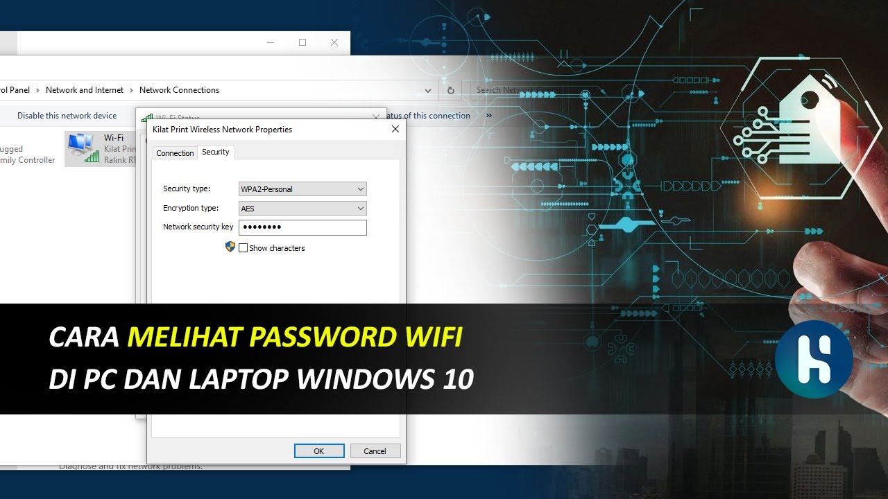 Cara Mengetahui Password WiFi Dari Laptop Windows 10, Mudah Banget ...