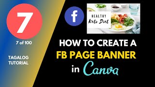 [7 of 100] How To Create A Facebook Page Banner for Keto in Canva | Genwai