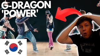 G-DRAGON - 'POWER' Dance Practice Video - IRISH REACTION