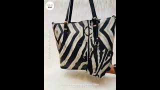 Take a walk on the wild side with our ADA Brand Exclusive ZEBRA Print Hand Bags!