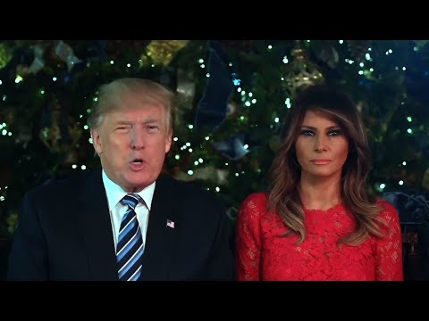 President Trump, Melania Give Christmas Greeting President Trump, Melania Give Christmas Greeting