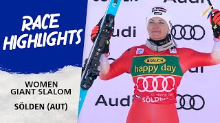 Highlights Women Giant Slalom Solden 2023 I Audi FIS Ski Alpine World Cup