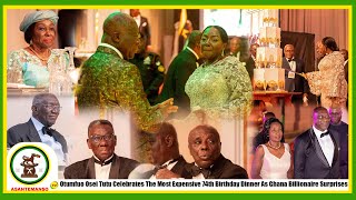 Otumfuo Osei Tutu Celebrates The Most Expensive 74th Birthday Dinner As Ghana Bi