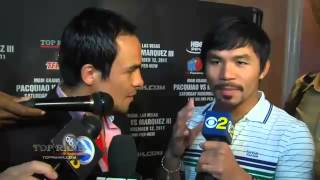 Manny Pacquiao interviews Juan Manuel Marquez - Top Rank Boxing