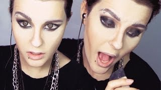 Bill Kaulitz make up tutorial by Anastasiya Shpagina