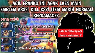 INI FRANCO AGAK LAEN | KS TEMAN + EMBLEM ASS!? #mlbb #mobilelegends #gaming #gameplay #mobilelegend