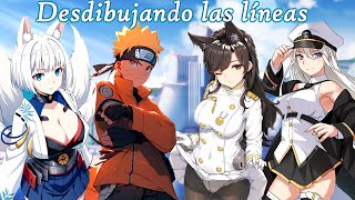 Desdibujando las líneas  (Naruto + Azur Lane) one shot harem