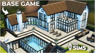 This Sims 4 BASE GAME MANSION with new update (CC-free)