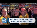 Momen Ridwan Kamil Nonton Konser Dewa 19 di JIS, Beli Tiket VIP tapi Pilih Pindah ke Festival