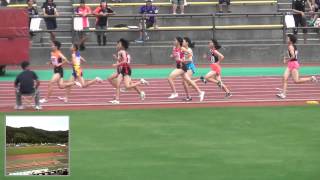 800m女子予選 4組 第46回　北海道中学校陸上競技大会(20150729)