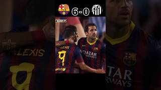 Barcelona vs Santos • Joan Gamper 2013 😍🔥 #shorts #football