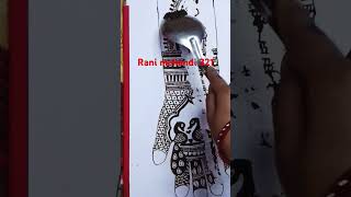 Rani Mehandi 3 tone peacock wala double design peacock