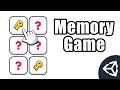 Make a Memory Game in Unity Like a PRO (Step by Step) | Unity Tutorials