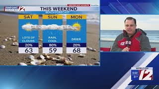 WPRI 12 Weather Forecast 5/22/26: Dry Today and Saturday; Rainy Sunday