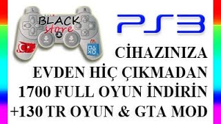 BLACK STORE EVDEN HİÇ ÇIKMADAN ÜCRETSİZ TÜRKÇE PS3 OYUNU İNDİR - YAMA - GTA 5 MOD 4.91 OYUN MAĞAZASI