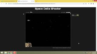 Space Delta Shooter Game in JavaScript