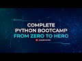 Complete Python Bootcamp From Zero To Hero| Best Python Course and Tutorial.#python #pythonbootcamp