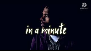 Lil Baby - In A Minute (Lyric Video)