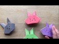 easy origami bunny