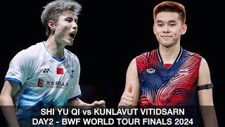 Kunlavut Vitidsarn vs Shi Yu Qi | BWF World Tour Finals 2024