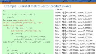 PRACE Video Tutorial - OpenMP Loop Level Parallelism