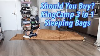 Should You Buy? KingCamp 3 in 1 Sleeping Bags