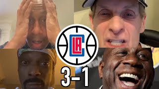 Best Reactions to Clippers blowing a 3-1 lead to the DENVER NUGGETS!! (MUST WATCH!!)