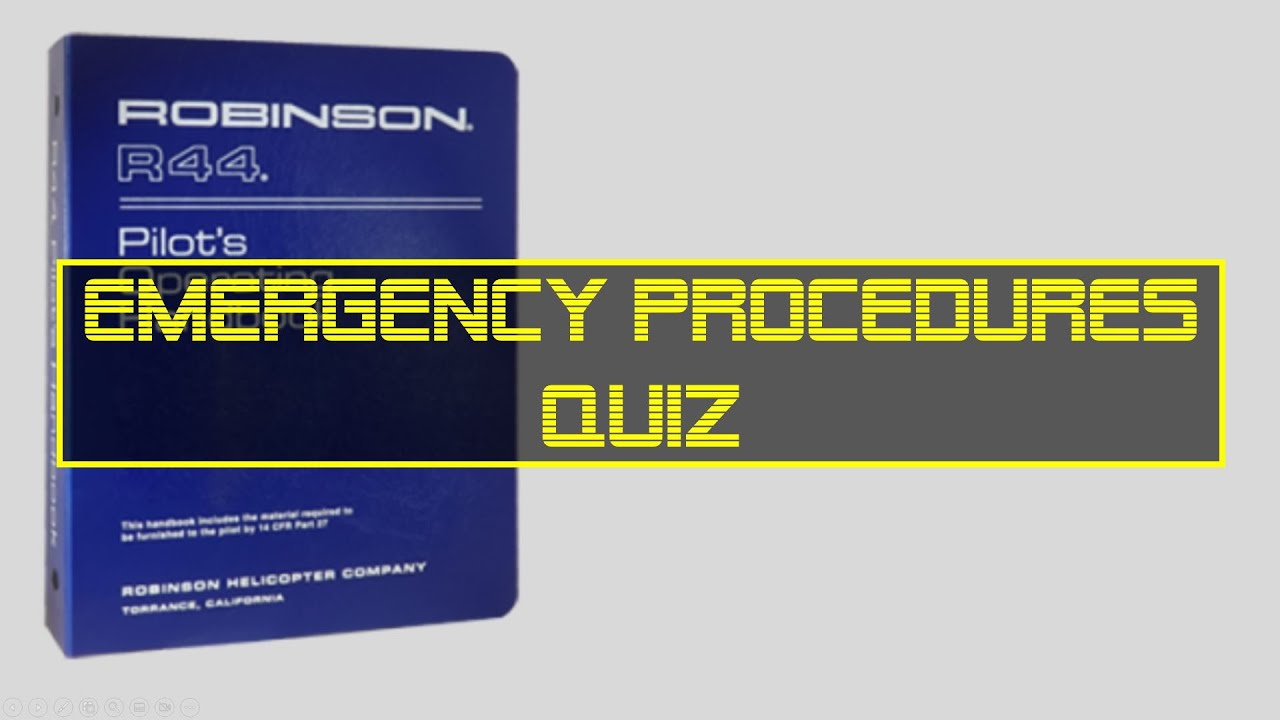 R44 Emergency Procedures Quiz - YouTube