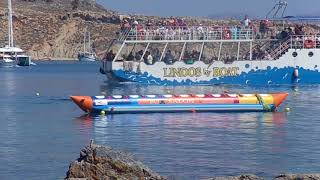 Boat Arriving In Lindos