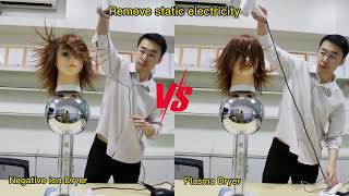 Plasma hair dryer VS negative ion hair dryer