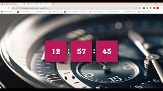 How To Create Digital Clock Using Html Css and Javascript | Create Dynamic Watch In javascript |