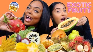 TRYING EXOTIC FRUITS