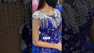 Bellísima Quinceañera en uno de nuestros vestidos sobre bordado.