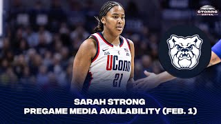 Sarah Strong Pregame Media Availability - Butler (2-1-25)