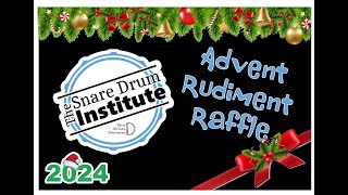 Advent Rudiment Raffle - day 19 (19/12/24)