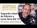 El amor que libera. La astrología de la segunda mitad de febrero y la Luna llena del 16.