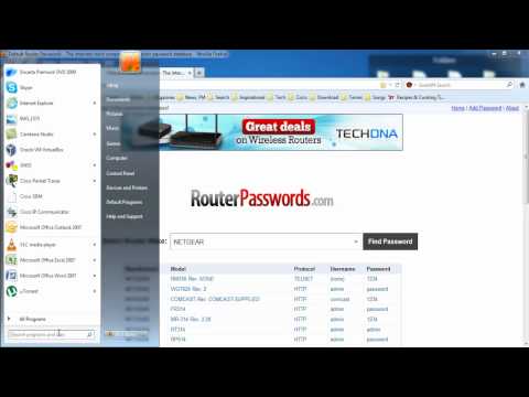 How to get username and password of your router at home How to get username and password of your router at home