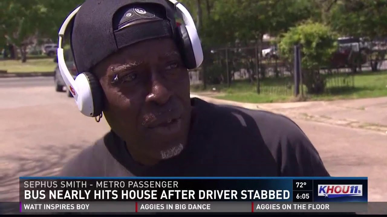 Metro Bus Nearly Crashes Into Home After Driver Stabbed By A Passenger ...