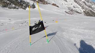 Saas-Fee ski racing GS follow Miles Ski Zenit