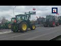 protest rolników stara milosna teraz. policja zatrzymała kolumnę rolników❗