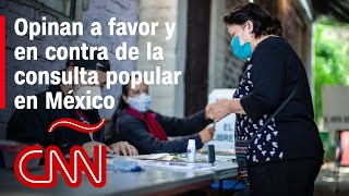 Consulta popular sobre posibles delitos de exfuncionarios en México: opinión a favor y en contra