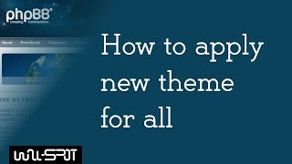 Applying Default Theme In phpbb