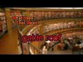 What does gable roof mean?