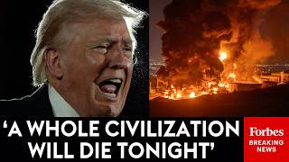 BREAKING NEWS: Trump Issues Civilizational Threat To Iran Ahead Of Deadline