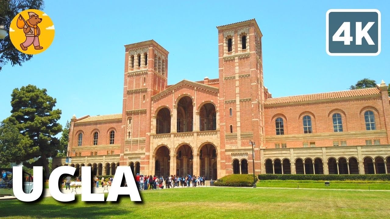 UCLA Campus Walking Tour | 4K Los Angeles CA, USA | 🔊 Binaural Sound ...