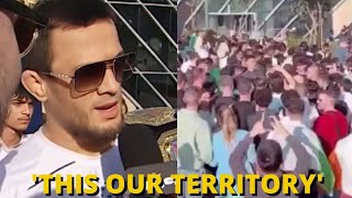 Usman Nurmagomedov REACTS to CHAOTIC Dagestani vs. Irish Fan brawl