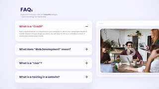 FAQs Section Using HTML CSS And Vanilla JavaScript | Modern Accordion Design