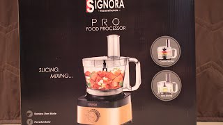 Unboxing Signora Food Processor Pro