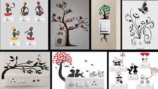 50 Switch board painting design/wall art/switchboard art ideas/wall painting design ideas