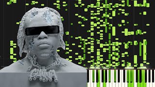 Gunna & Future - pushin P (feat. Young Thug), but plays piano after converting to MIDI file